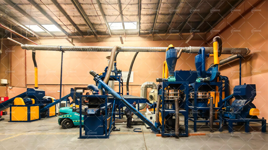 gomine battery recycling plant