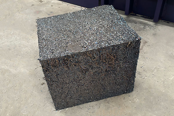 scrap metal bales