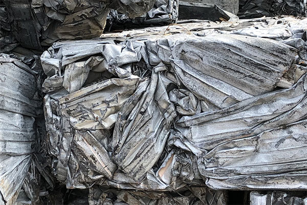 scrap metal bales