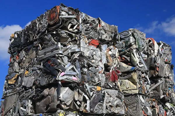 scrap car bales